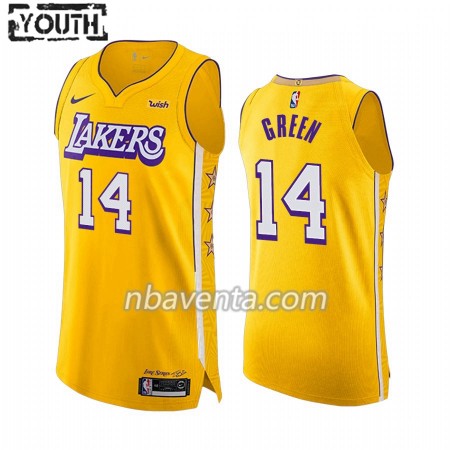 Camiseta Niños Los Angeles Lakers Danny Green 14 2019-20 Nike City Edition Swingman